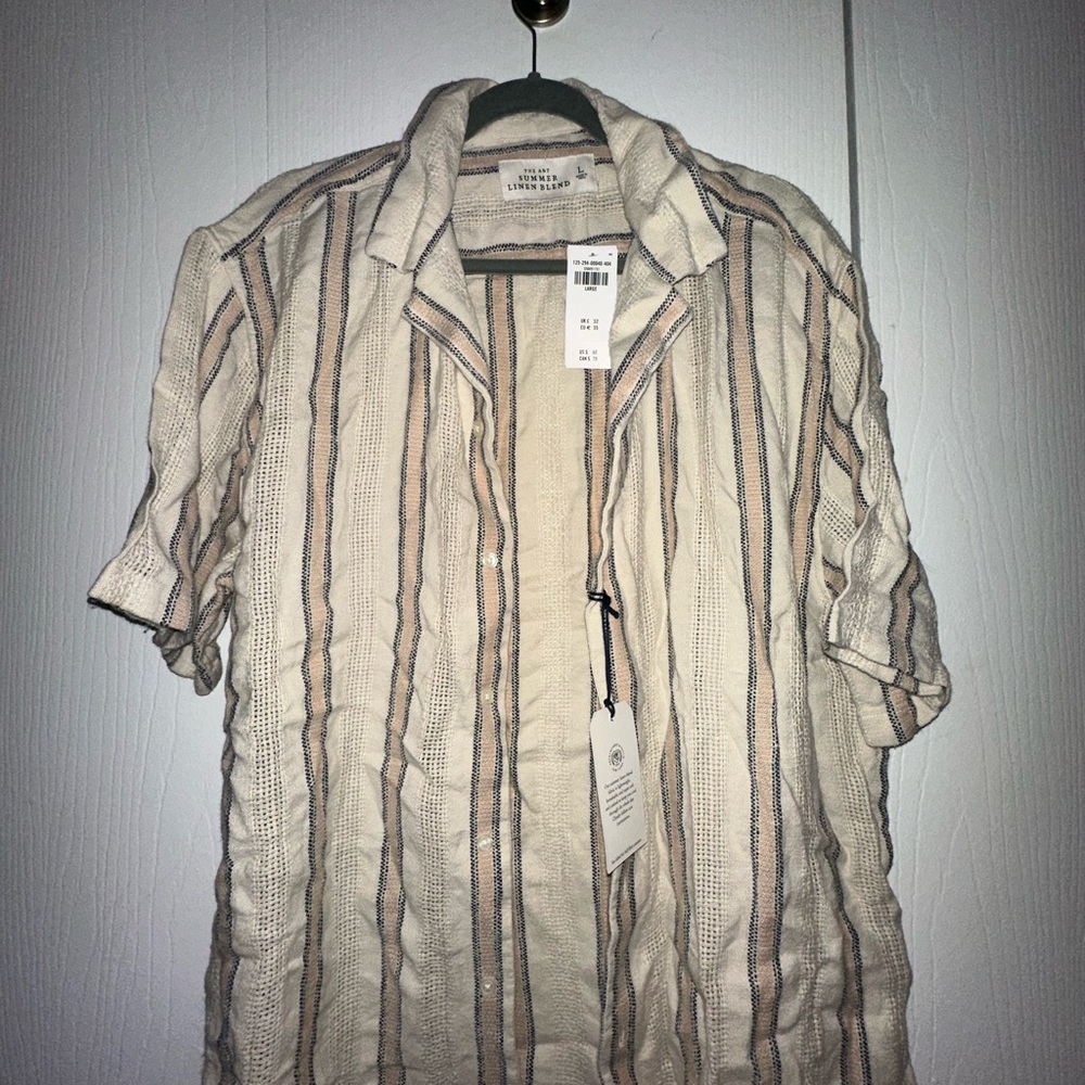 Men’s Abercrombie & Fitch Linen Shirt – NWT